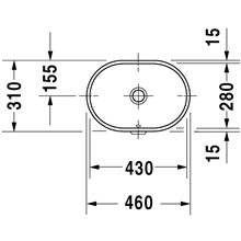 Lavabo empotrado Foster ovalado Duravit