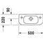 Lavabo mural 50 D-Code DURAVIT