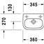 Lavabo mural 36 D-Code DURAVIT