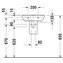 Lavabo mural 45 P3 Comforts DURAVIT