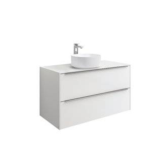 Mueble 100cm blanco sobrencimera Inspira Round Roca