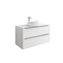 Mueble 100cm blanco sobrencimera Inspira Round Roca