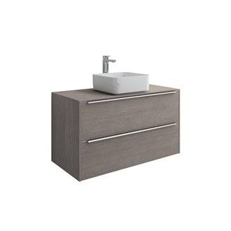 Mueble 100cm roble sobrencimera Inspira Square Roca