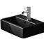 Lavabo mural Vero 45 negro DURAVIT