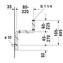 Lavabo mural Vero 45 negro DURAVIT