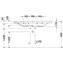 Lavabo para mueble 120 rebosadero DuraStyle Duravit