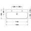 Lavabo para mueble 120 Happy D.2 Duravit
