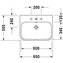 Lavabo para mueble 65 Happy D.2 Duravit