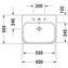Lavabo para mueble 60 Happy D.2 Duravit
