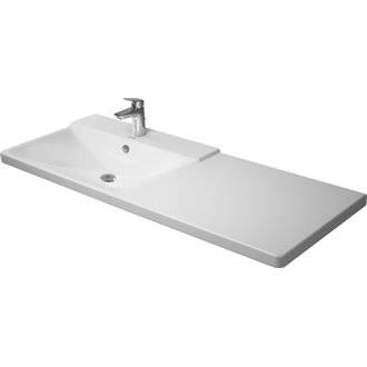 Lavabo asim&eacute;trico izq para mueble 125 P3 Comforts Duravit