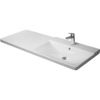 Lavabo asim&eacute;trico dcha para mueble 125 P3 Comforts Duravit