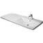 Lavabo asim&eacute;trico dcha para mueble 125 P3 Comforts Duravit