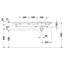Lavabo asim&eacute;trico dcha para mueble 125 P3 Comforts Duravit