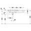 Lavabo asim&eacute;trico izq para mueble 105 P3 Comforts Duravit