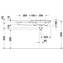 Lavabo asim&eacute;trico dcha para mueble 105 P3 Comforts Duravit