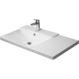 Lavabo asim&eacute;trico izq para mueble 85 P3 Comforts Duravit