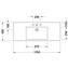 Lavabo para mueble 125 Vero Duravit