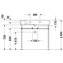 Lavabo para mueble 85 rebosadero Vero Duravit
