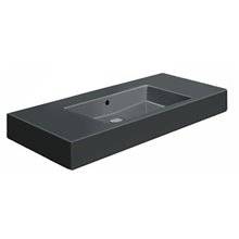 Lavabo negro para mueble 105 rebosadero Vero Duravit
