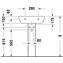 Lavabo mural 55 D-Code DURAVIT