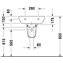 Lavabo mural 55 D-Code DURAVIT