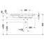 Lavabo asim&eacute;trico dcha para mueble 100 DuraStyle Duravit