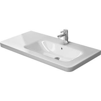 Lavabo asim&eacute;trico dcha para mueble 100 rebosadero DuraStyle Duravit