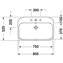 Lavabo mural 80 Happy D.2 DURAVIT
