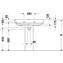 Lavabo mural 80 Happy D.2 DURAVIT