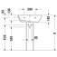 Lavabo mural 60 Me by Starck DURAVIT