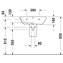 Lavabo mural 60 Me by Starck DURAVIT