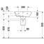 Lavabo mural 55 Me by Starck DURAVIT