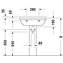 Lavabo mural 60 Starck 3 DURAVIT