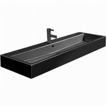 Lavabo negro para mueble 120 rebosadero Vero Duravit