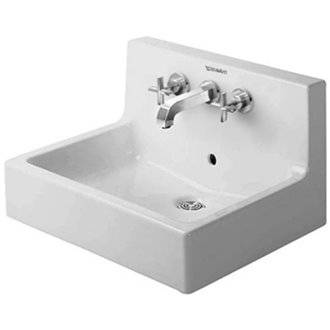 Lavabo mural con pared posterior Vero DURAVIT