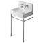 Lavabo mural con pared posterior Vero DURAVIT