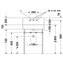 Lavabo mural con pared posterior Vero DURAVIT