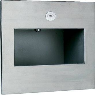 Lavabo mural empotrado acero NOFER