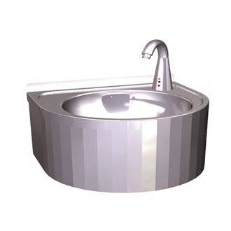 Lavabo mural autom&aacute;tico semicircular NOFER