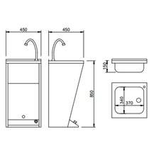 Lavabo registrable acero NOFER