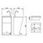 Lavabo registrable acero NOFER