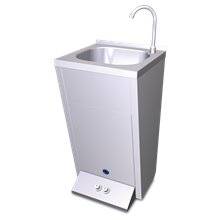 Lavabo registrable doble pulsador acero NOFER