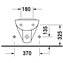 Bid&eacute; suspendido Compact D-Code Duravit