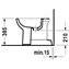 Bid&eacute; a suelo D-Code Duravit