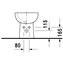 Bid&eacute; a suelo 36 D-Code Duravit