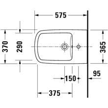 Bidé a suelo y pared DuraStyle Duravit