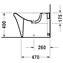 Bid&eacute; a suelo y pared P3 Comforts Duravit
