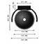 Lavabo mural design acero NOFER