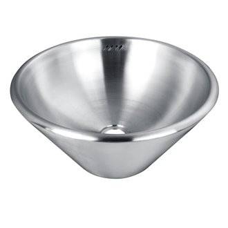 Lavabo sobre encimera design acero NOFER