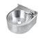 Lavabo mural design semicircular acero NOFER